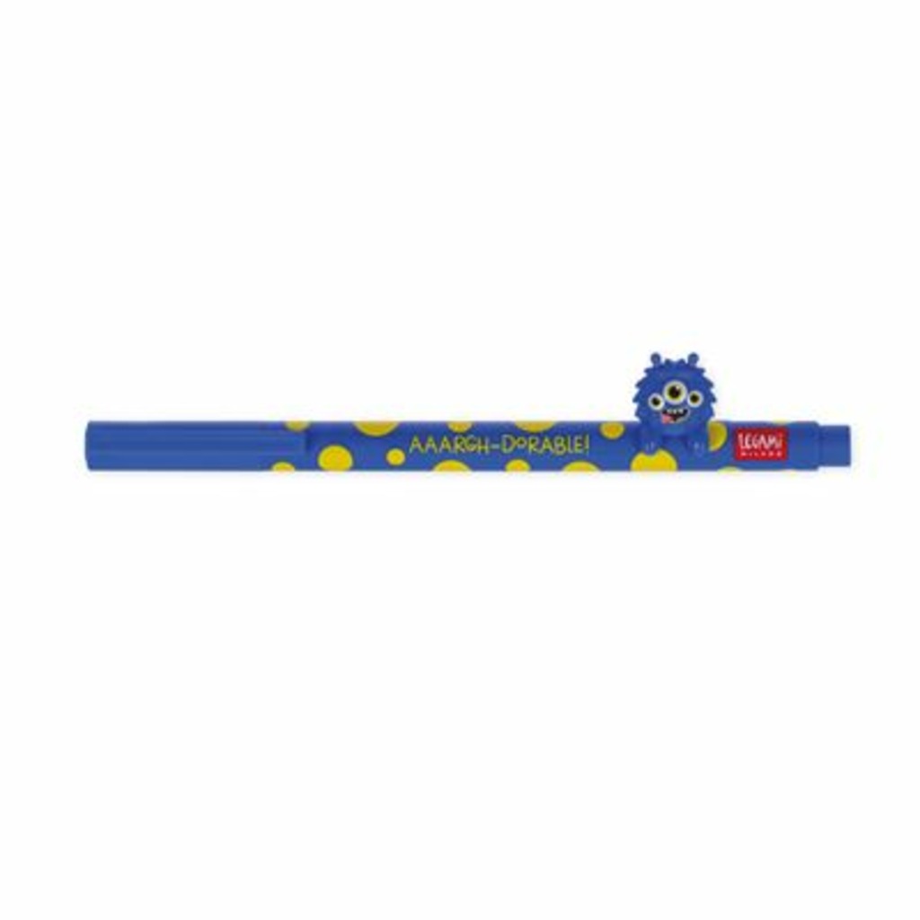 boli de gel borrable monster 0,5mm - tinta azul