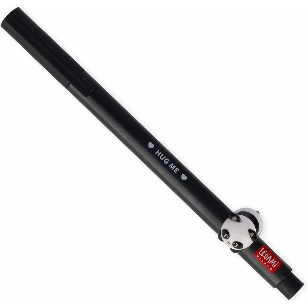 boli de gel borrable panda 0,5mm - tinta negra