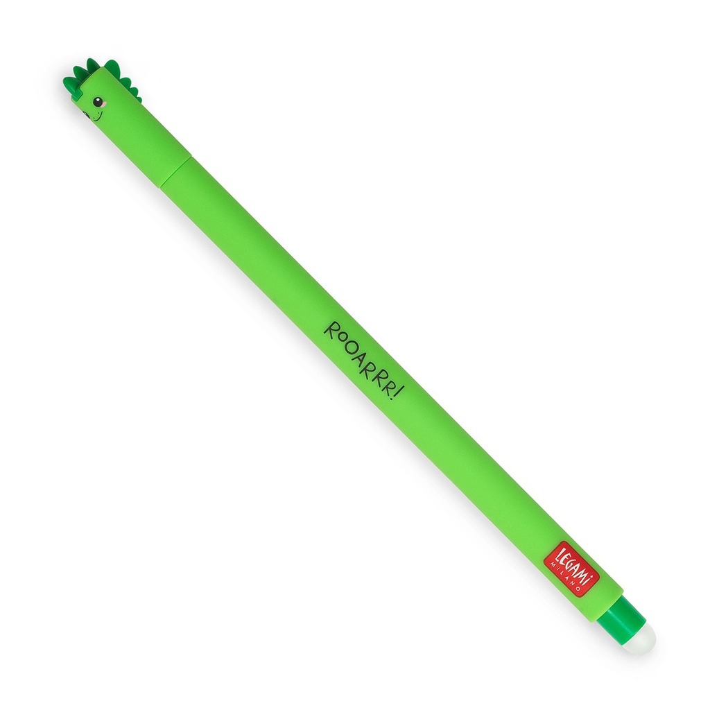 boli de gel borrable dino 0,7mm - tinta verde