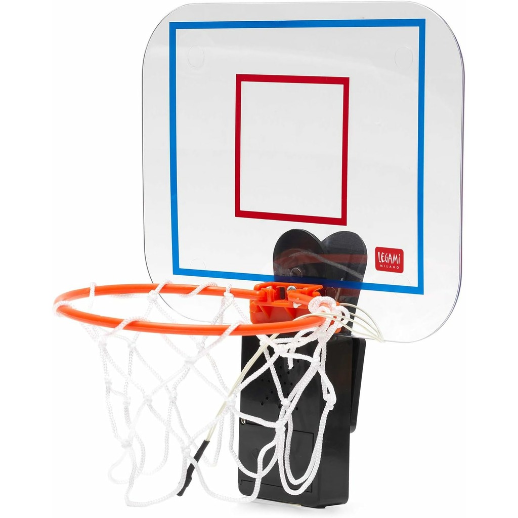 canasta de baloncesto de papelera con sonido