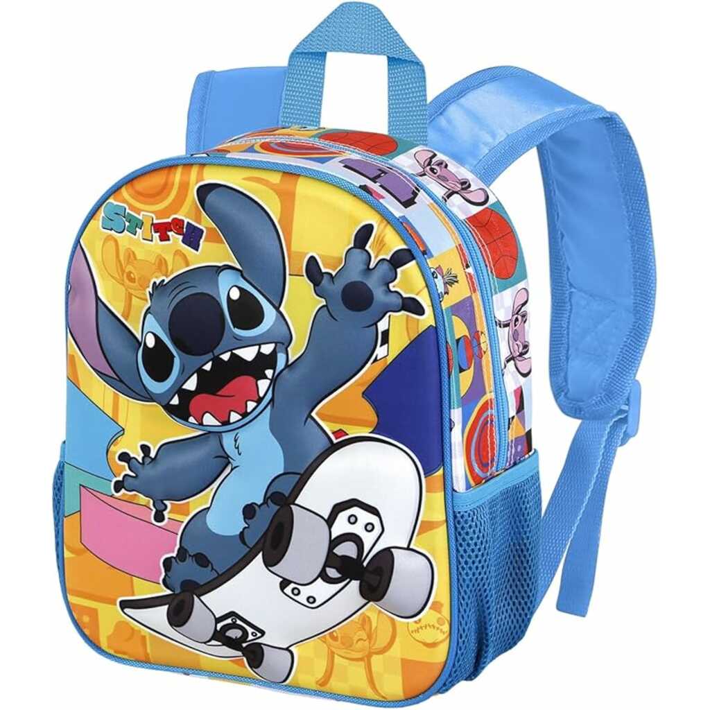 lilo y stitch mochila 3d "skater"