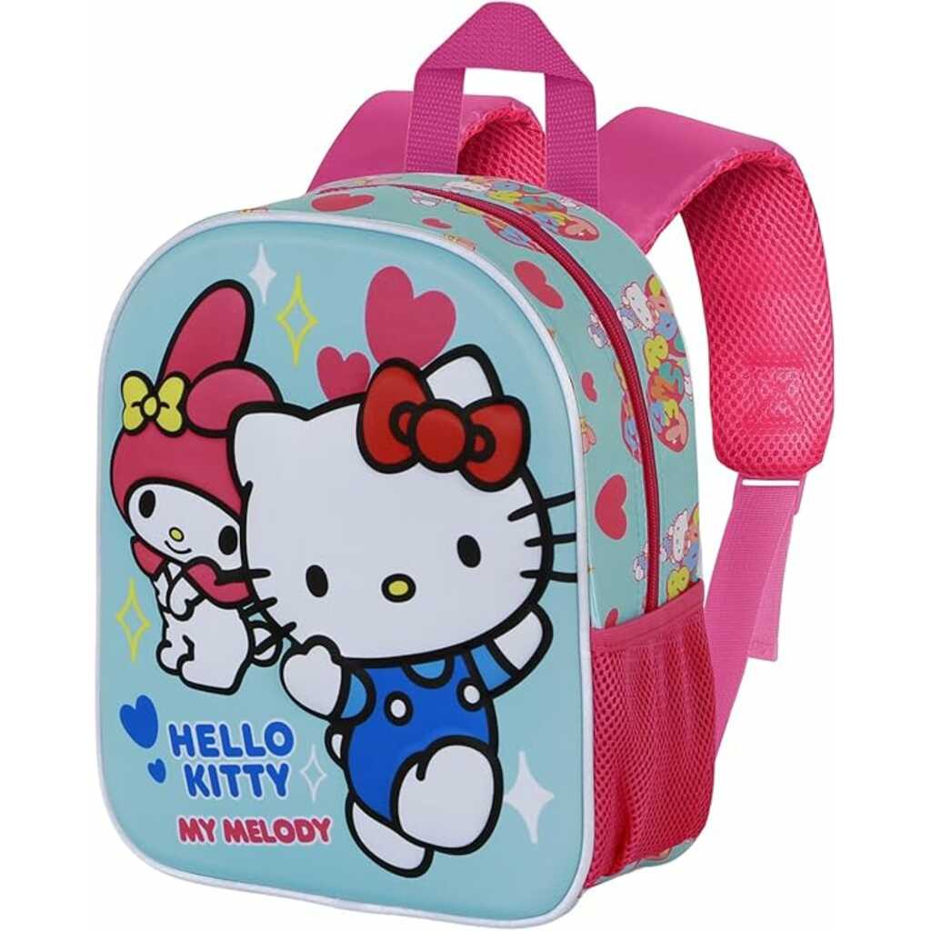hello kitty mochila 3d "friendship"