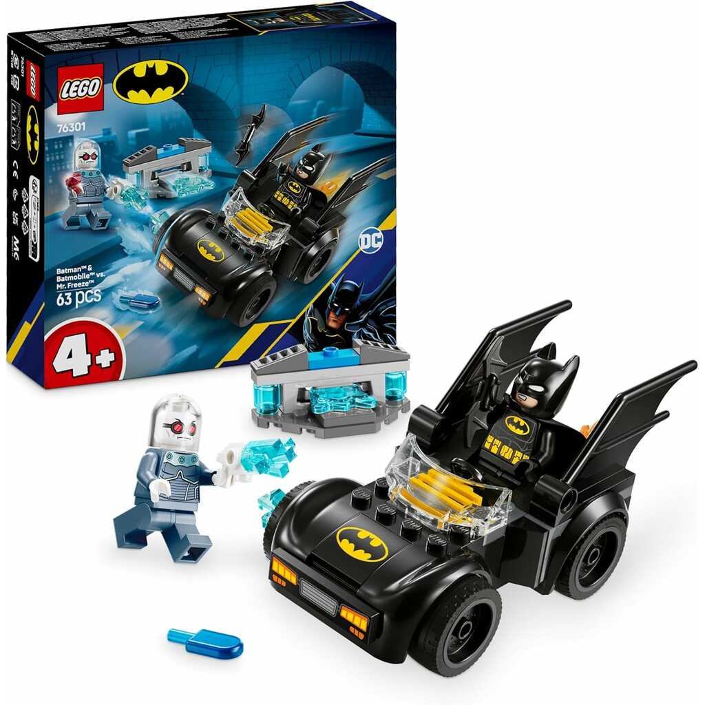 batman y batmóvil vs. mr. freeze