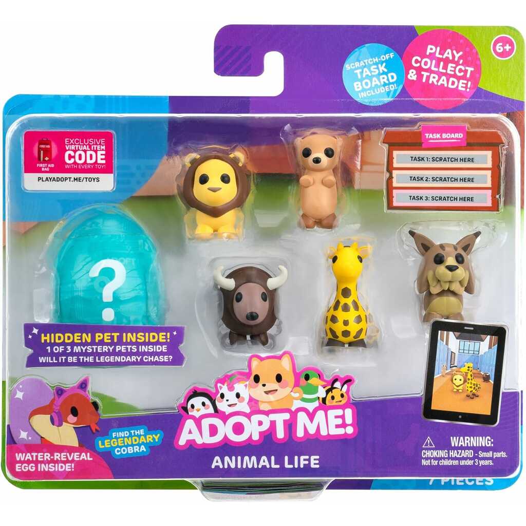 adopt me pets 6 multipack animal life