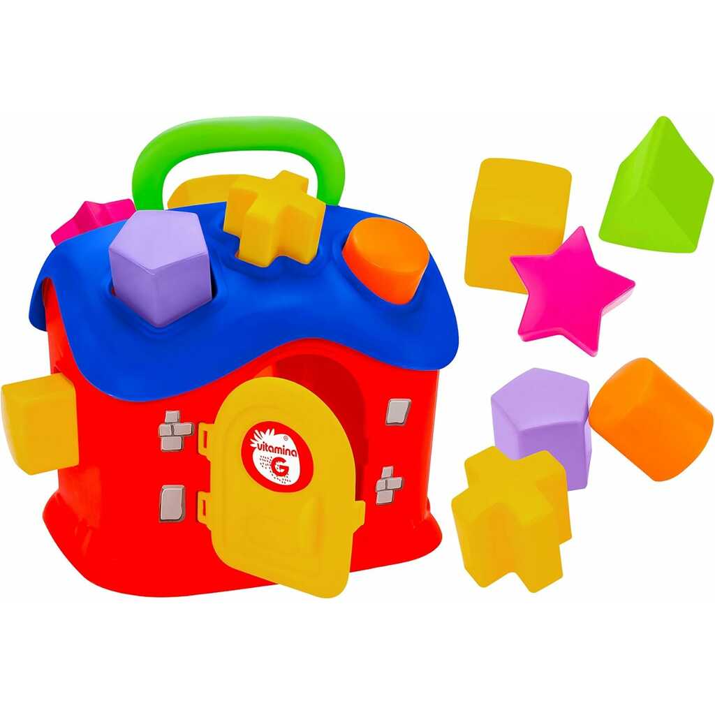 casita con 12 bloques formas