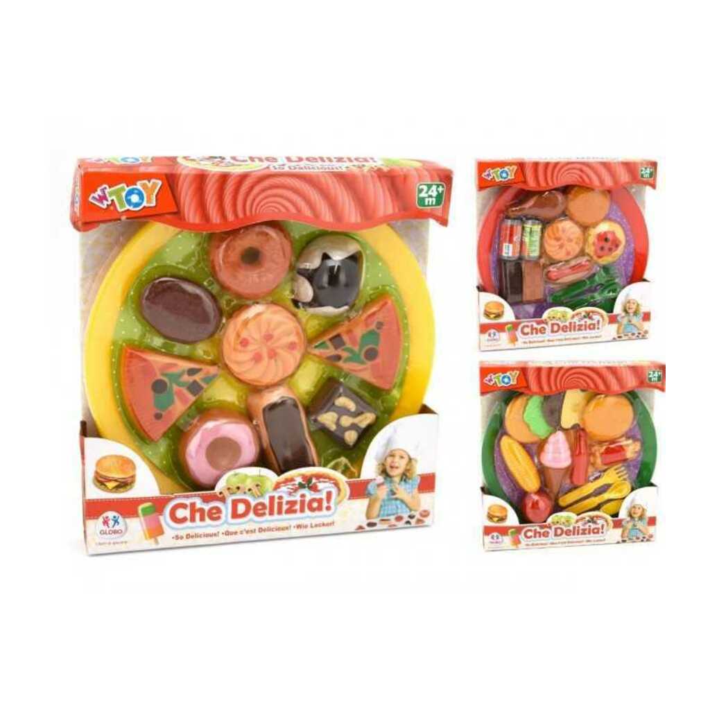 set comida rápida, 3 surtidos