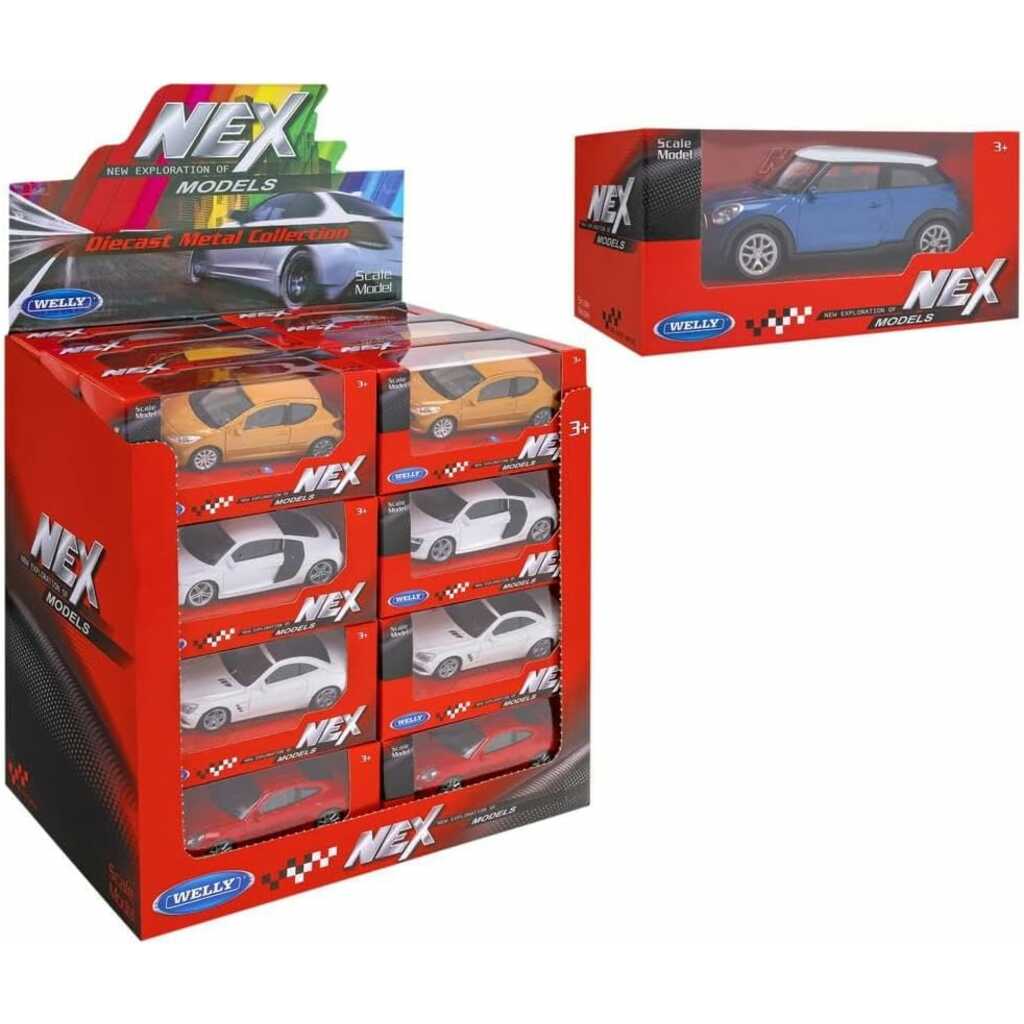 coche licencia 1:43 metal, 12 modelos