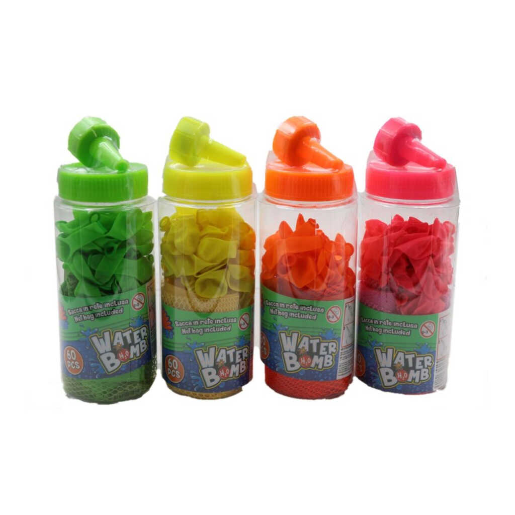 bolsa con 60 globos de agua