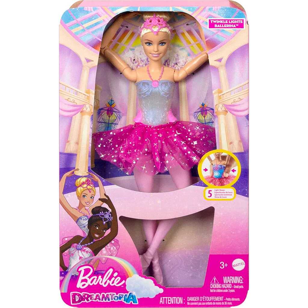 barbie dreamtopia bailarina tutú rosa