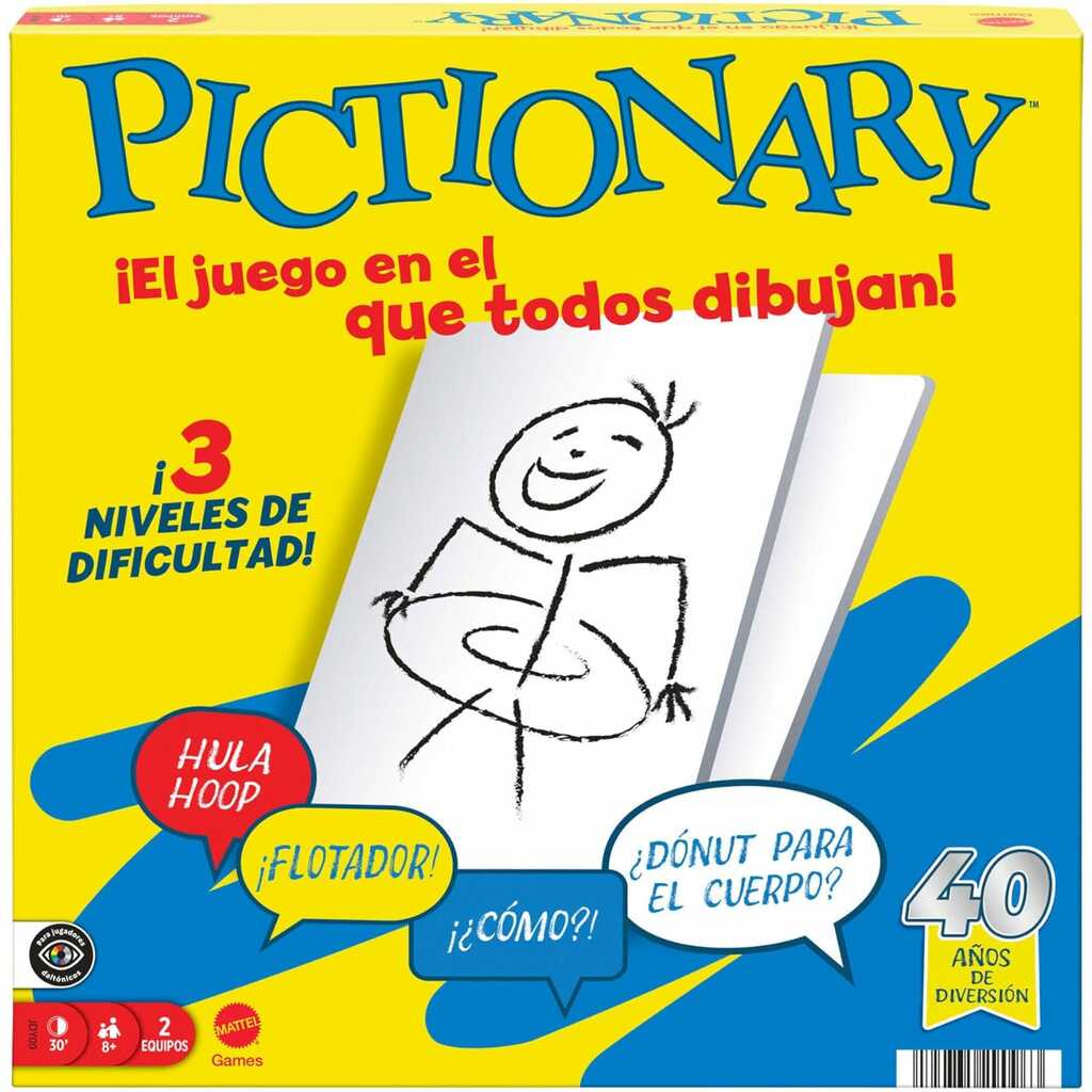 mattel games pictionary original en castellano