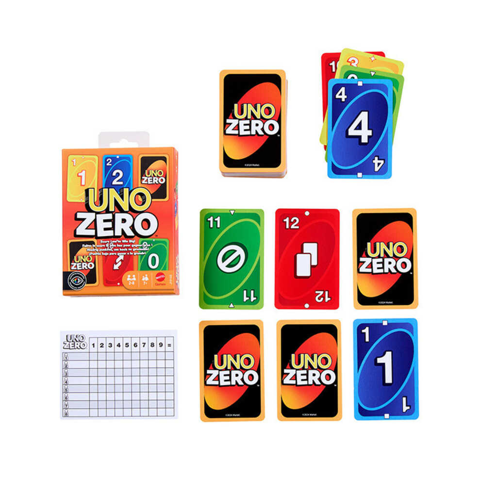 mattel games uno zero