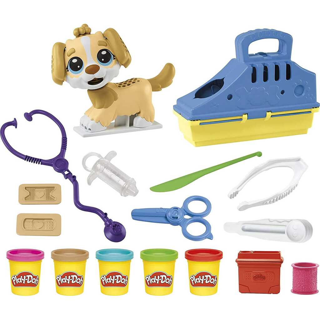 playdoh kit veterinario