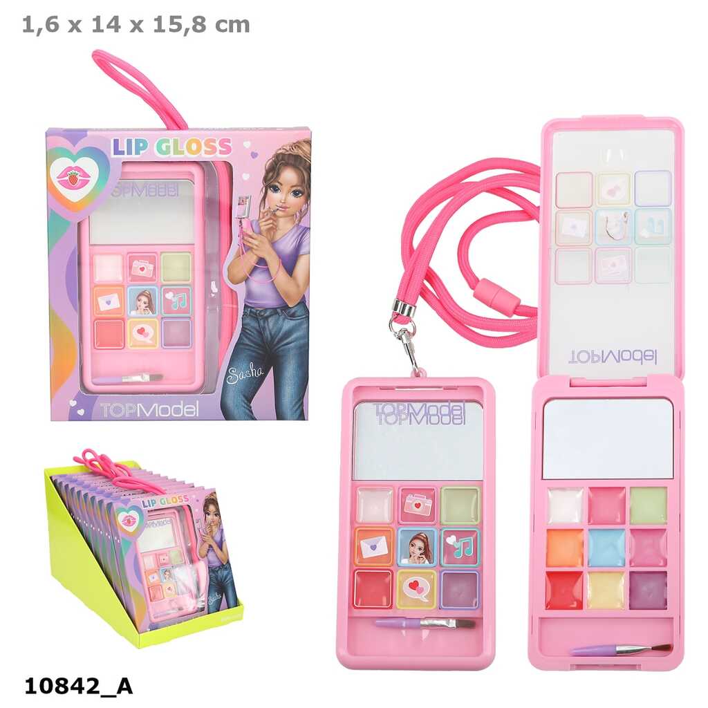 tm brillo de labios smartphone para colgar beauty