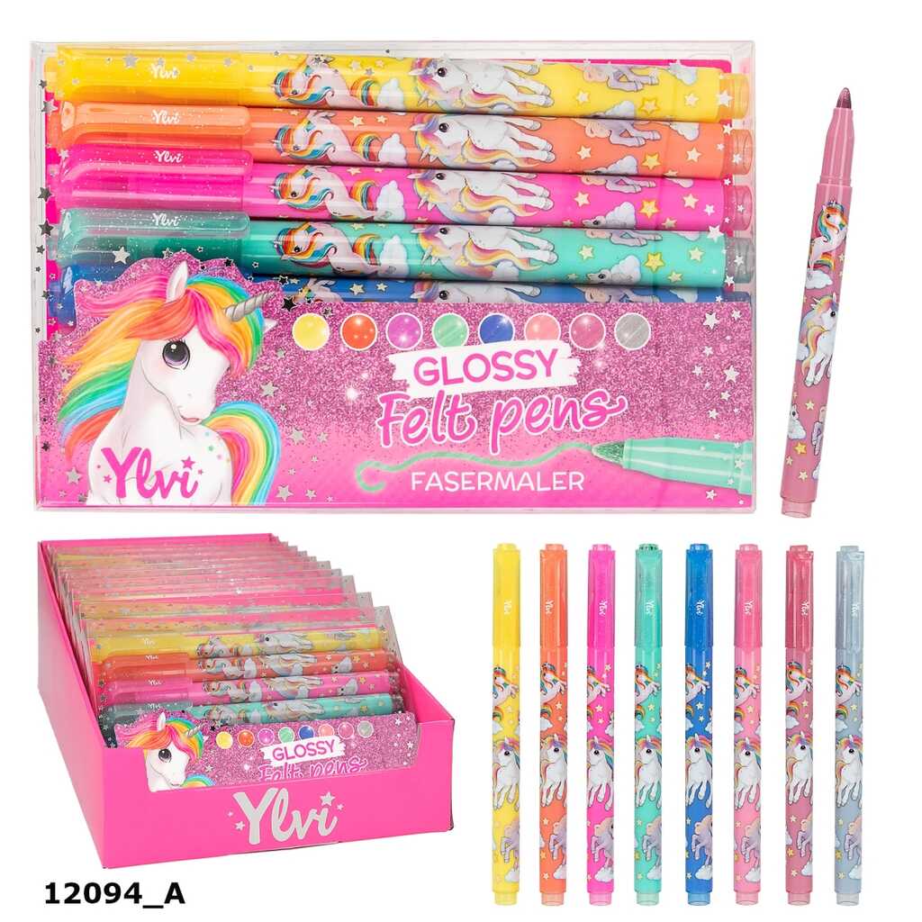 ylvi set de rotuladores con brillo