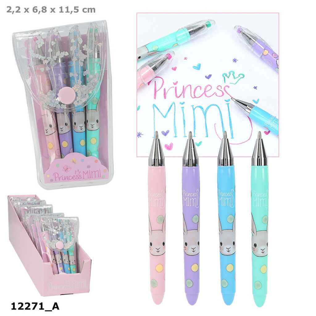princess mimi set bolígrafos de gel