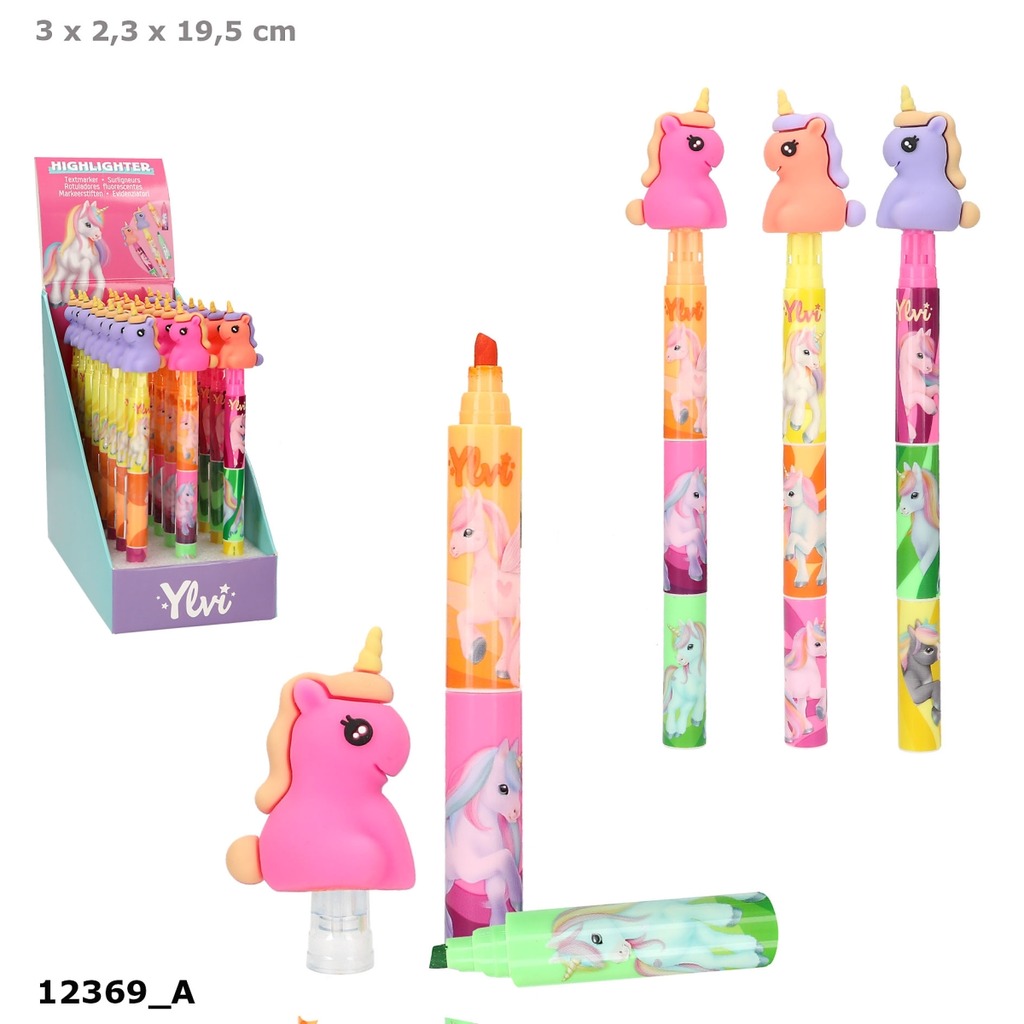 ylvi marcador con figura unicornio