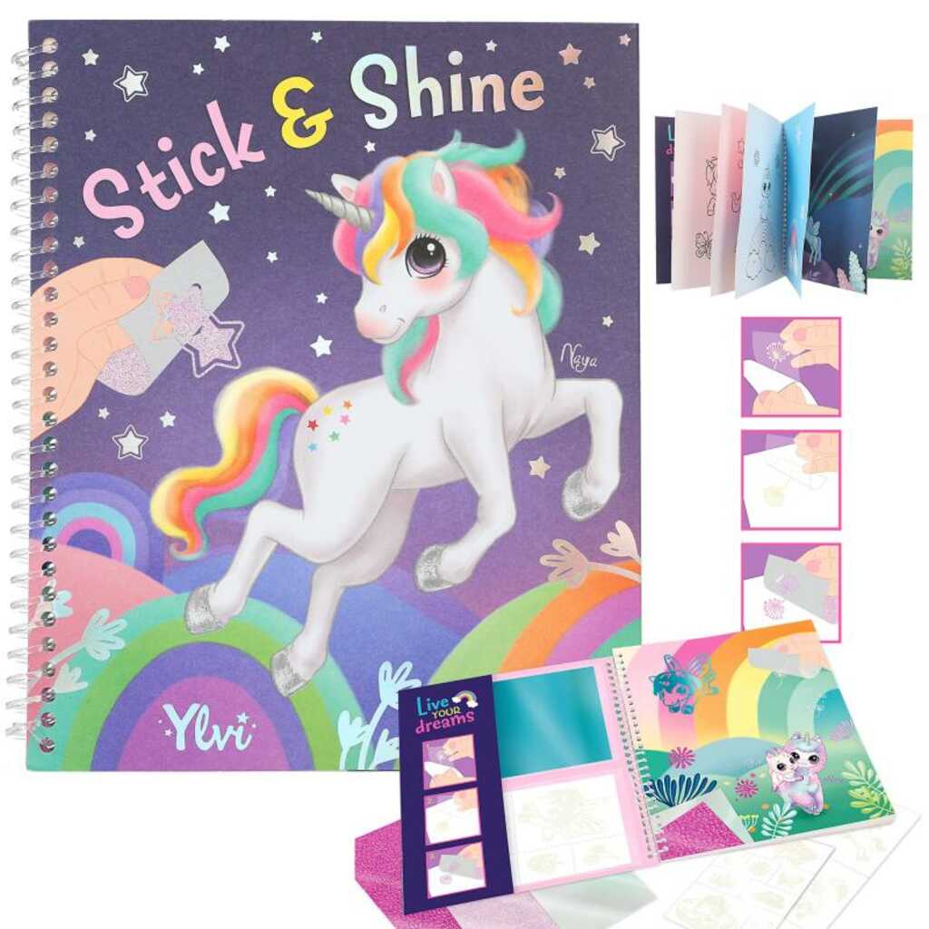ylvi libro para colorear stick & shine
