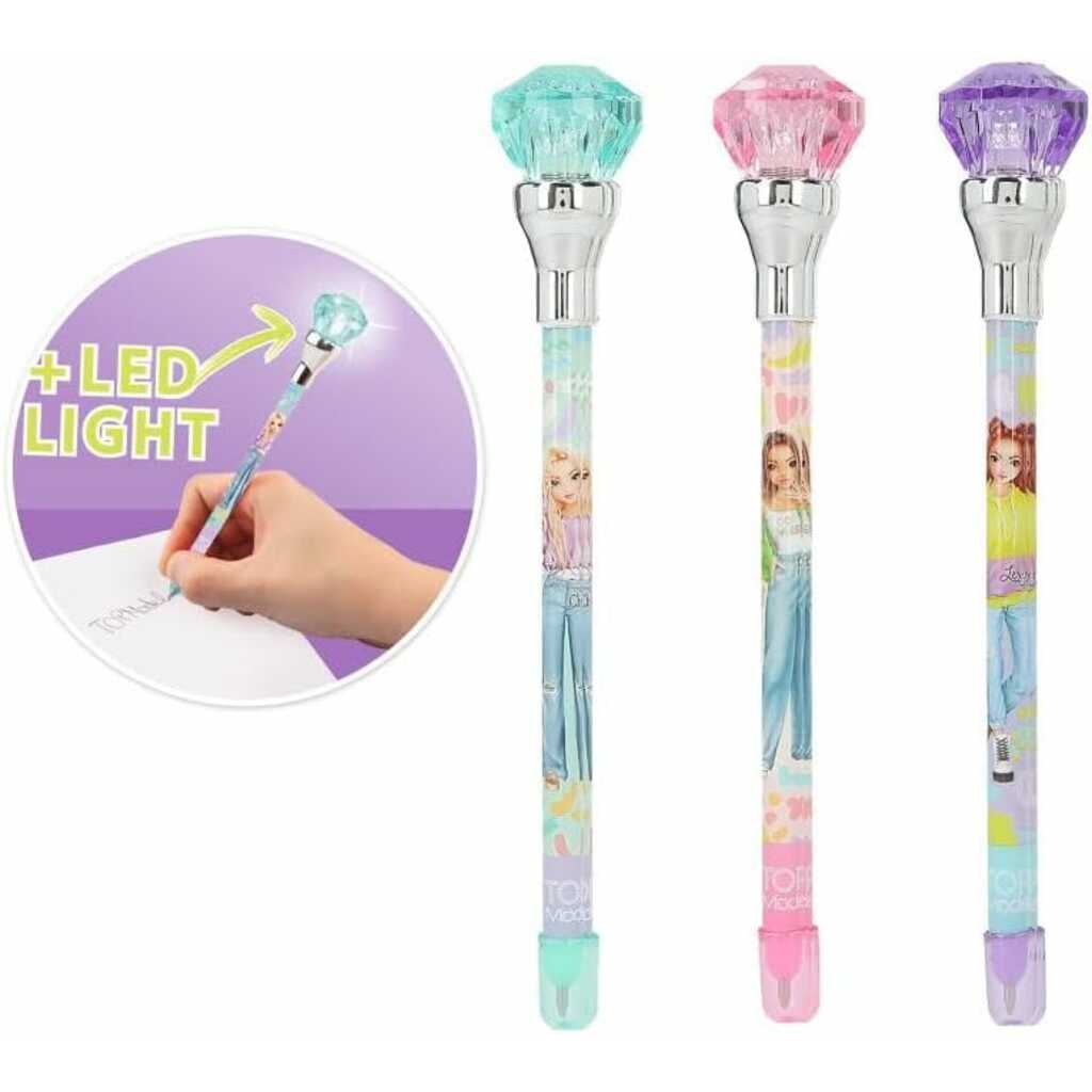 topmodel bolígrafo con luz