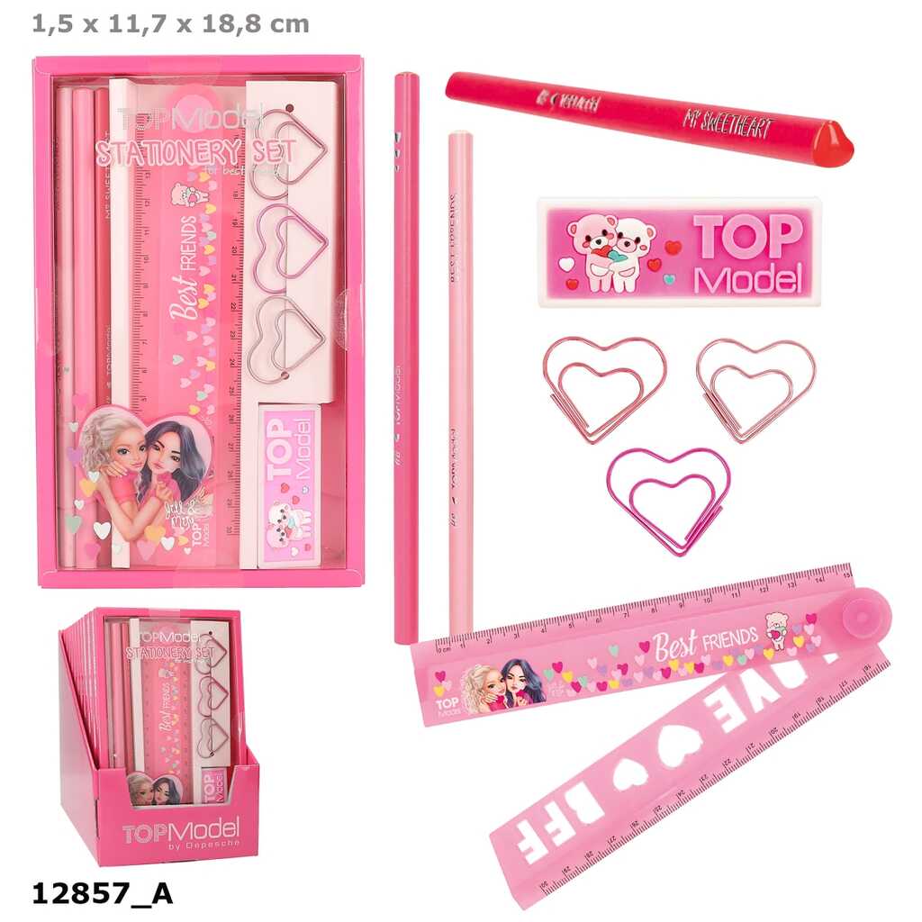 topmodel set de papelería