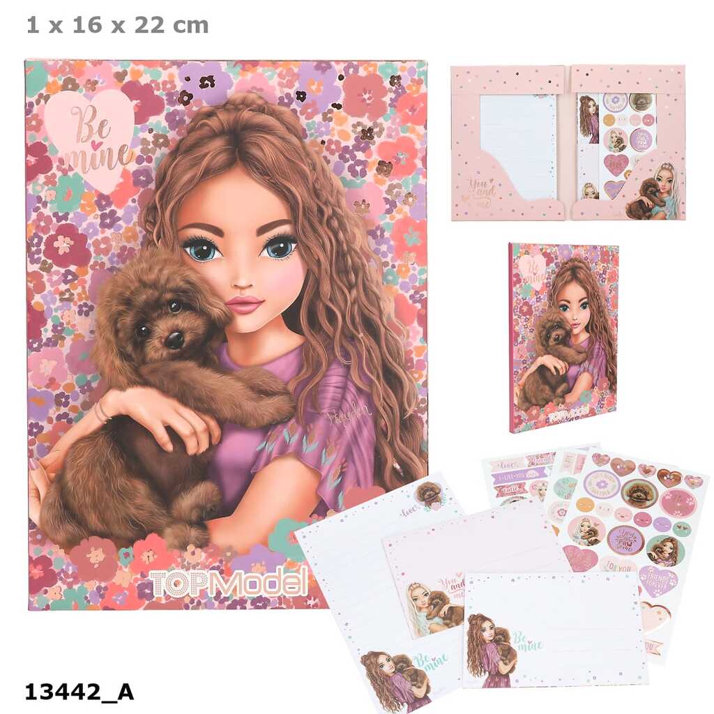 topmodel set de cartas floral