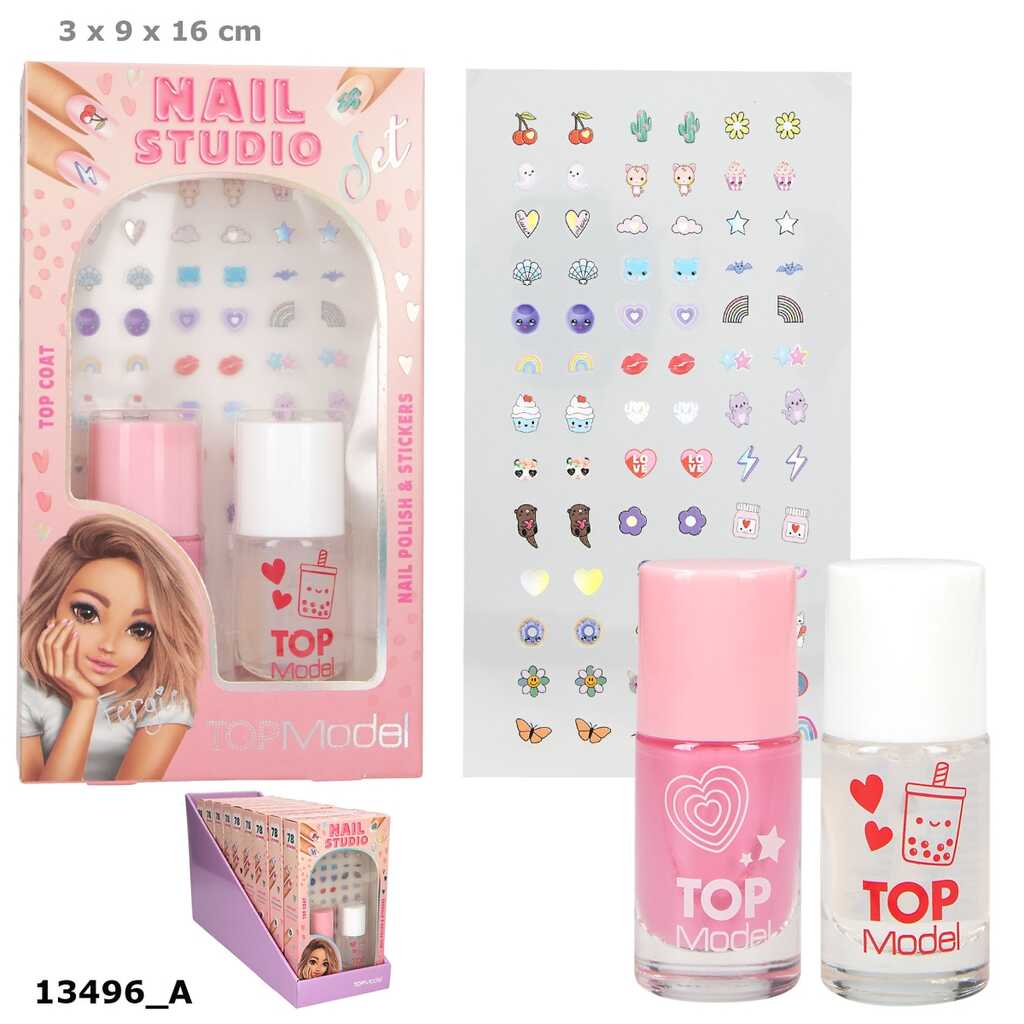 topmodel set de estudio de uñas beauty and me