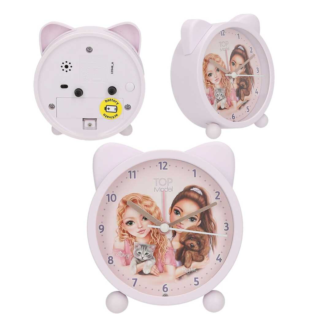 topmodel despertador con orejas kitty and doggy