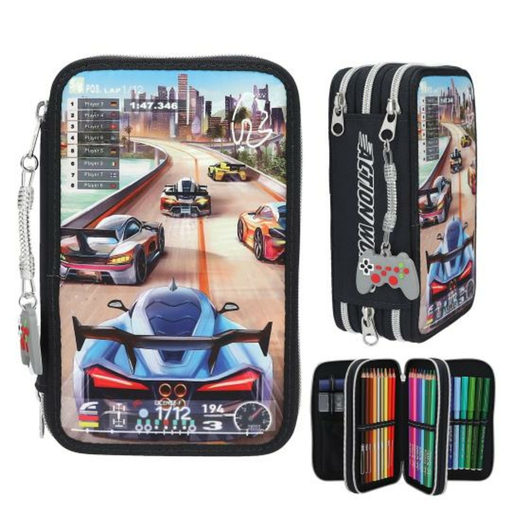 action world estuche triple gaming