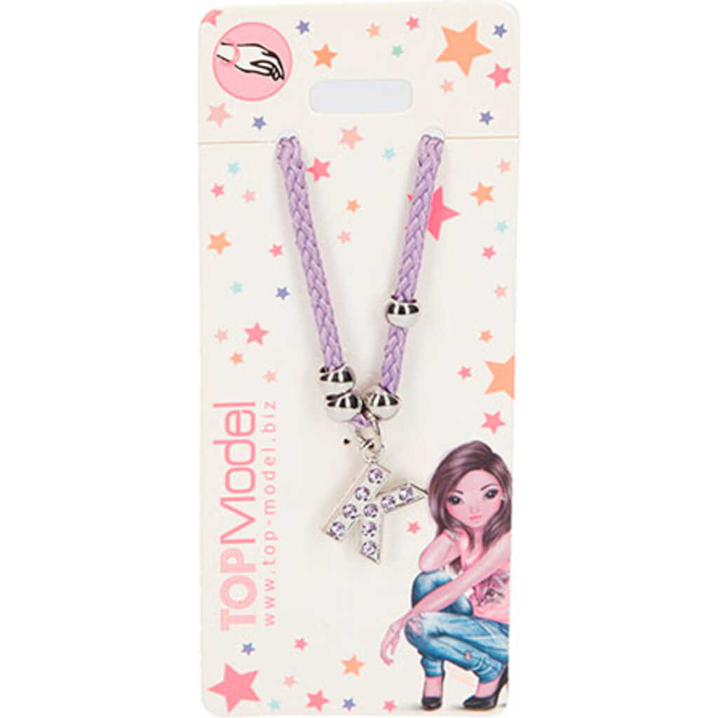 pulsera alfabeto topmodel - letra k