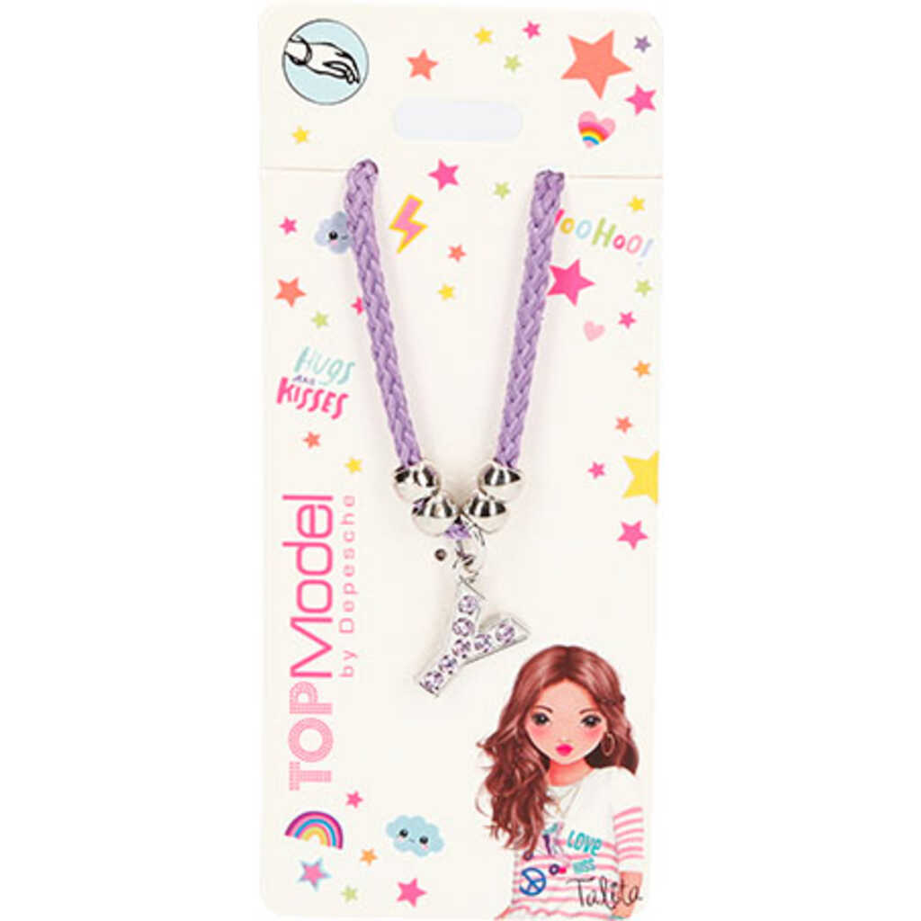 pulsera alfabeto topmodel - letra y