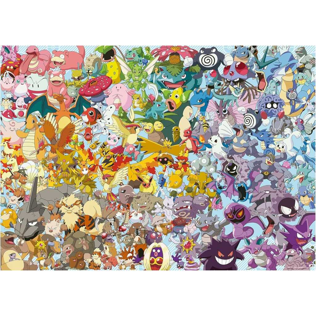 puzzle 1000 pokémon - challenge puzzle
