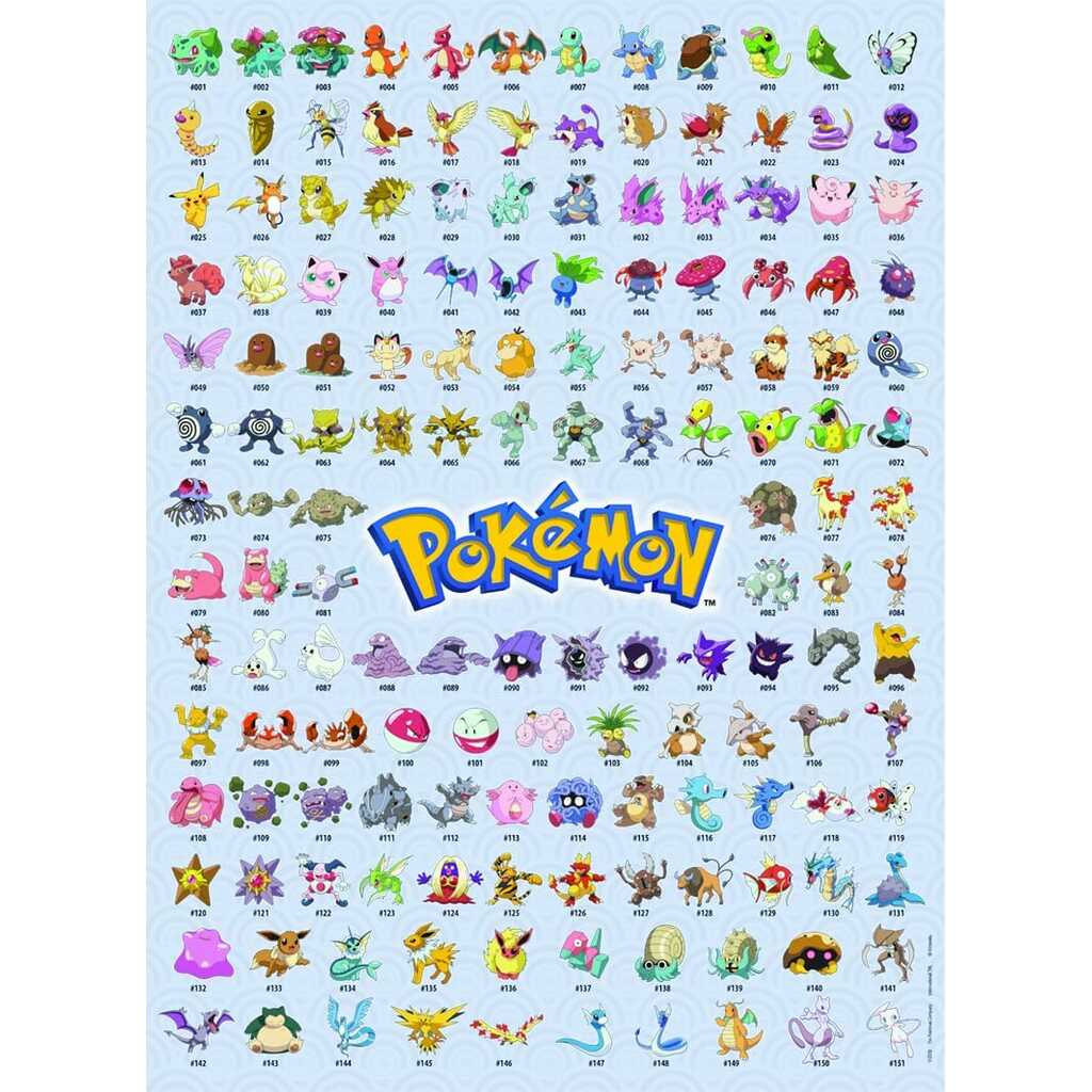 puzzle 500 pokémon