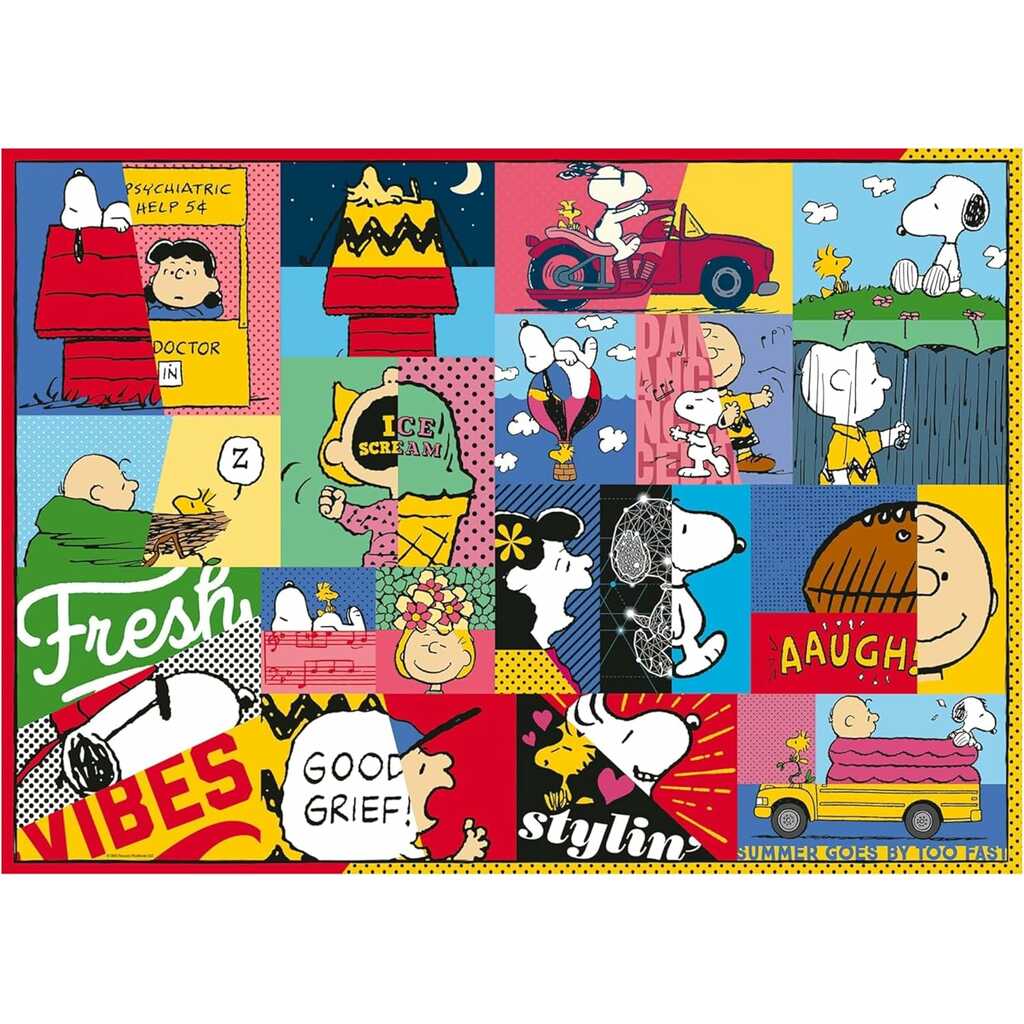 puzzle 1000 la vida de peanuts
