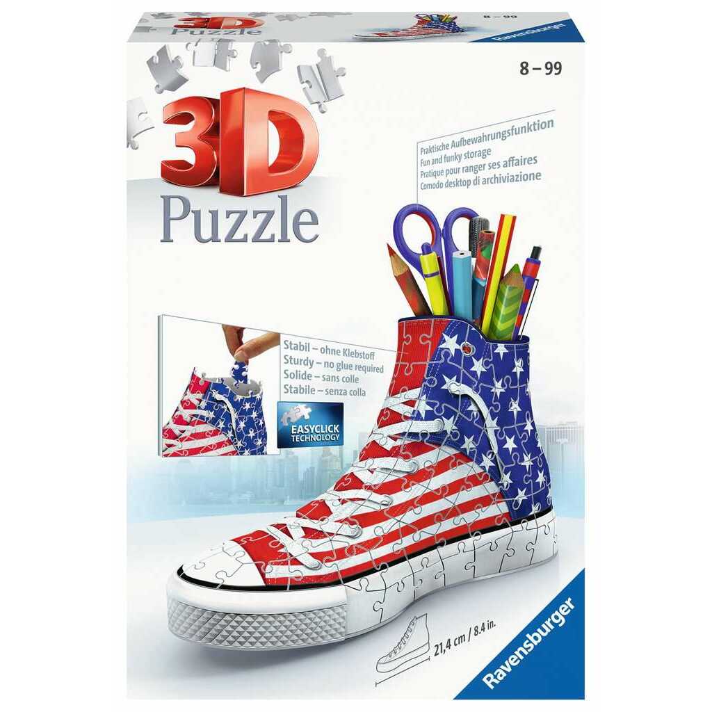 puzzle 3d sneaker american style 108 piezas
