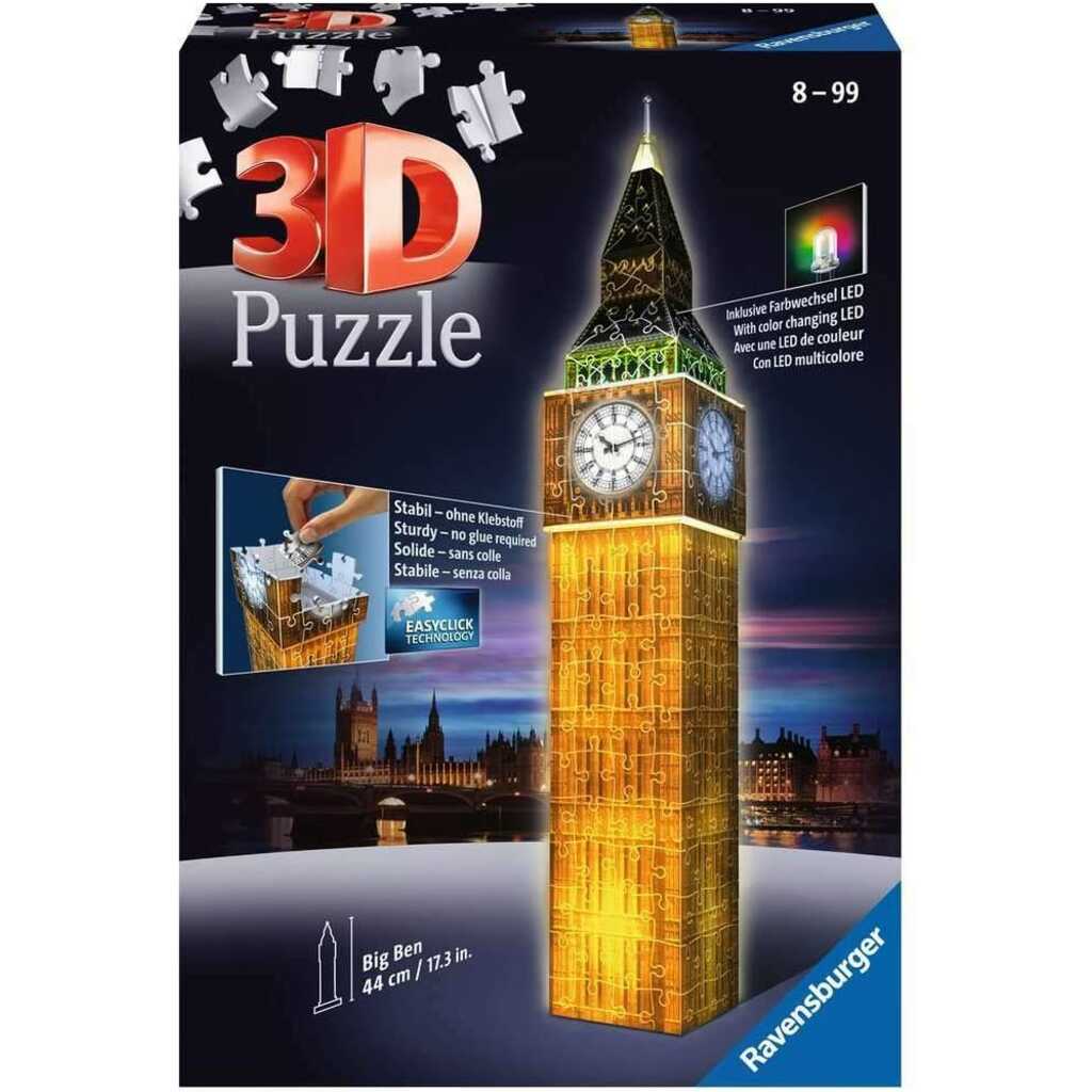 puzzle 3d big ben night edition