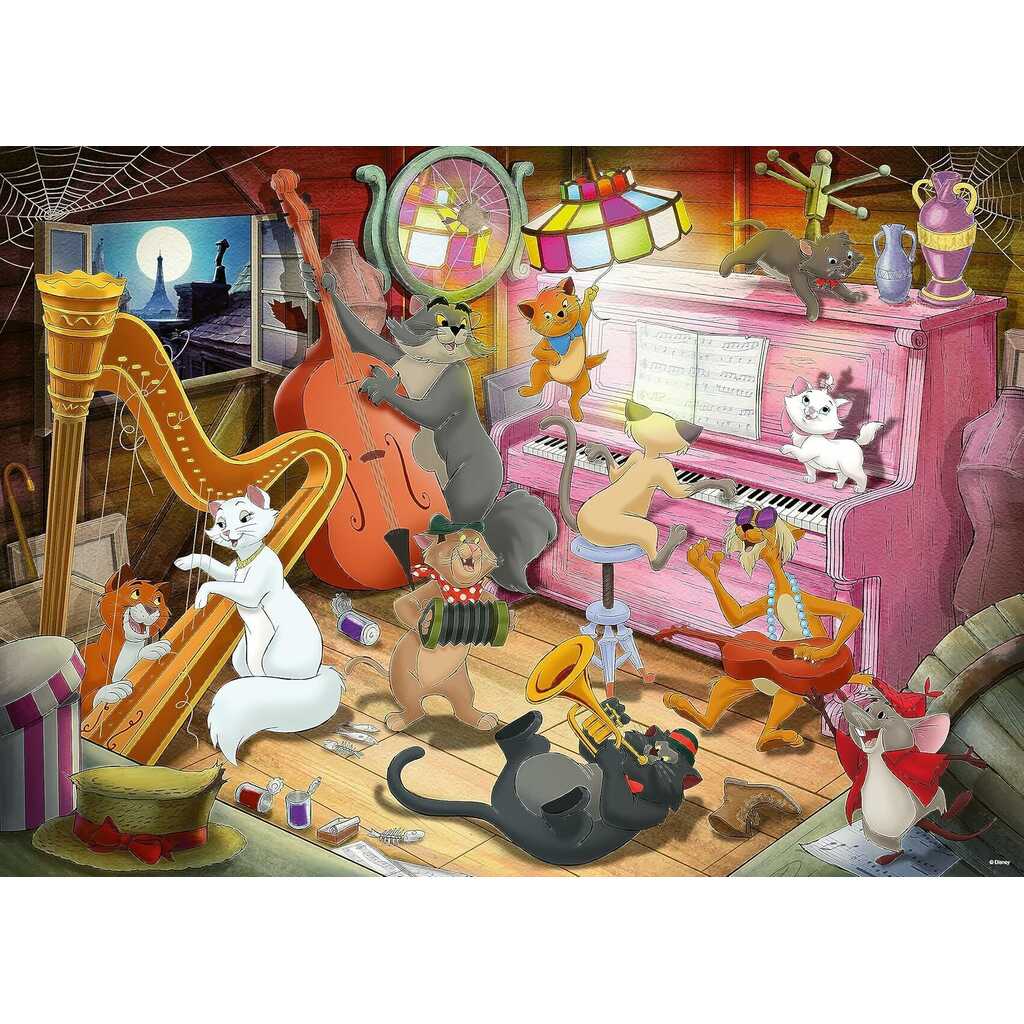 puzzle 1000 los aristogatos - disney collector's