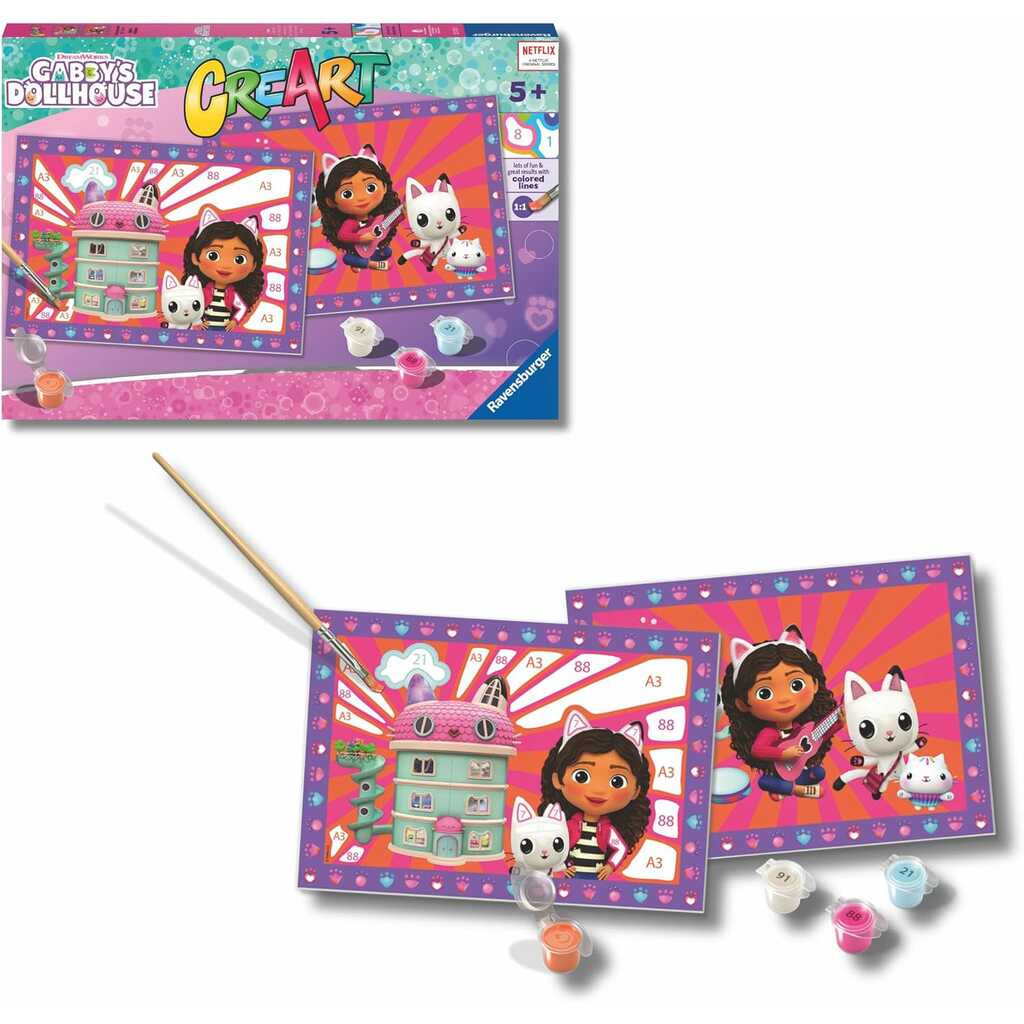 creart serie junior gabby's dollhouse