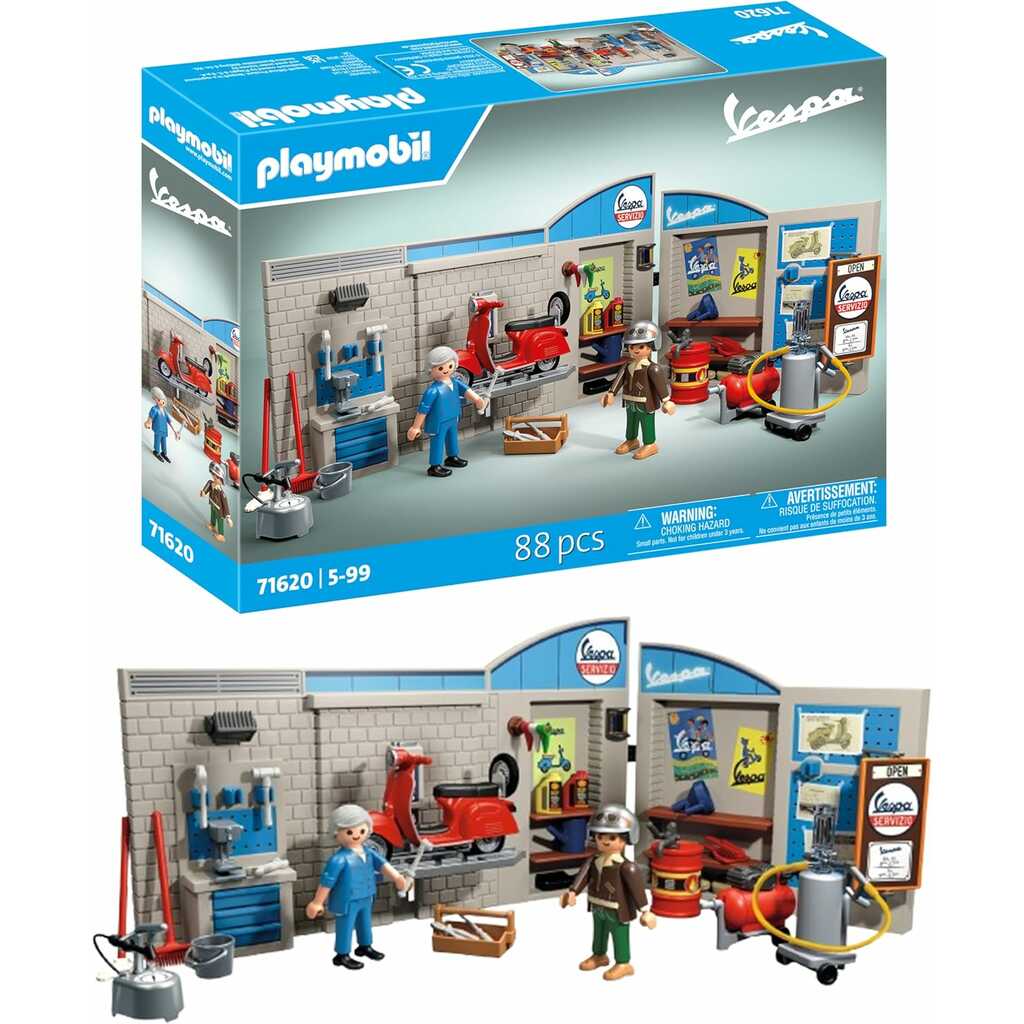 taller vespa, estilo retro años 60