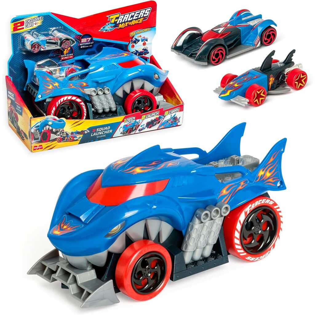 t-racers s shark squad launcher