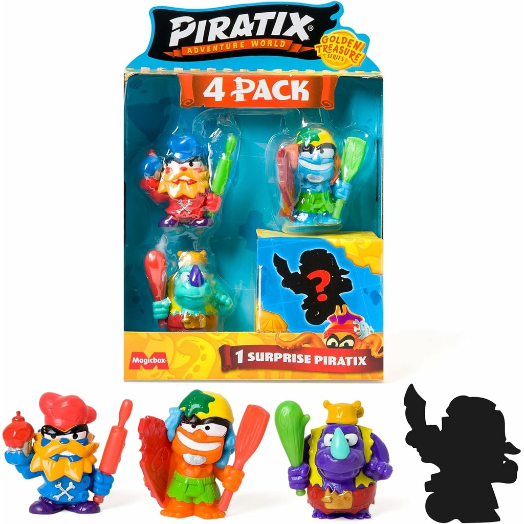 piratix golden treasure 4-pack
