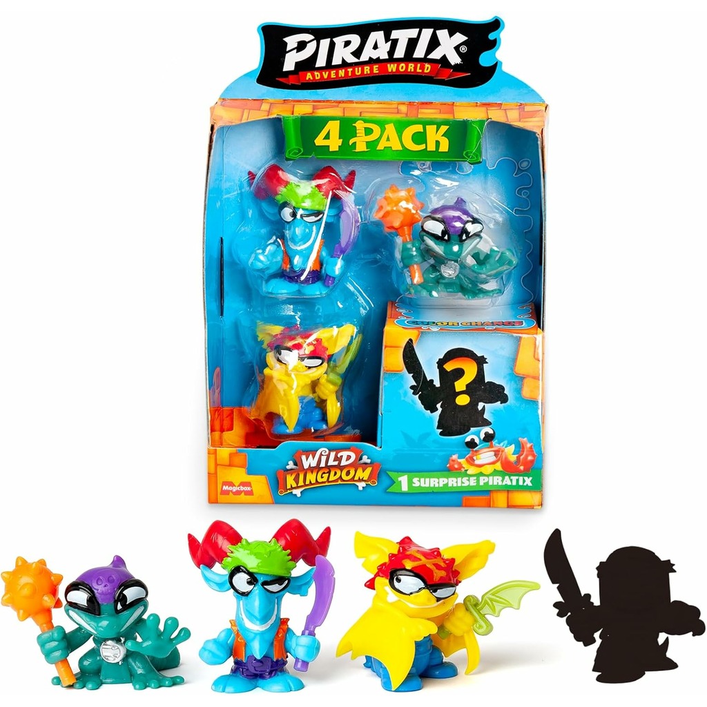 piratix wild kingdom 4-pack
