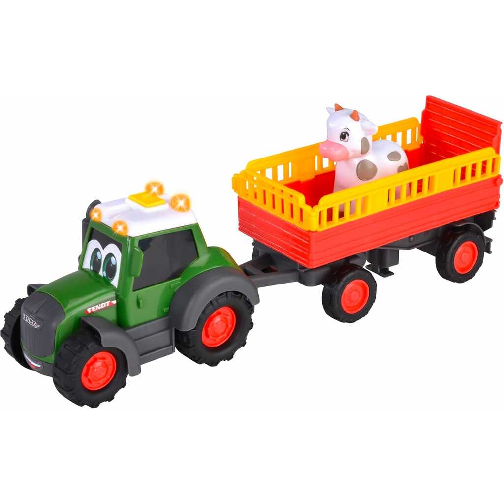 tractor fendt tráiler animales 30cm