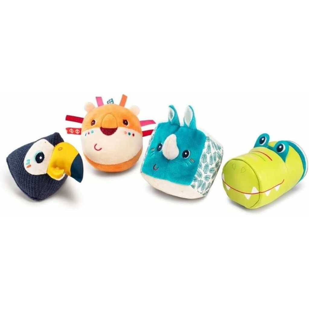 juego de 4 figuras de la selva