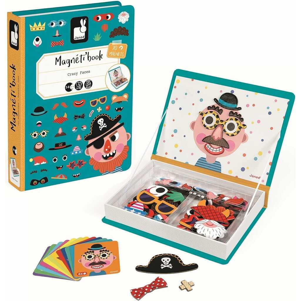 magneti'book crazy faces chicos