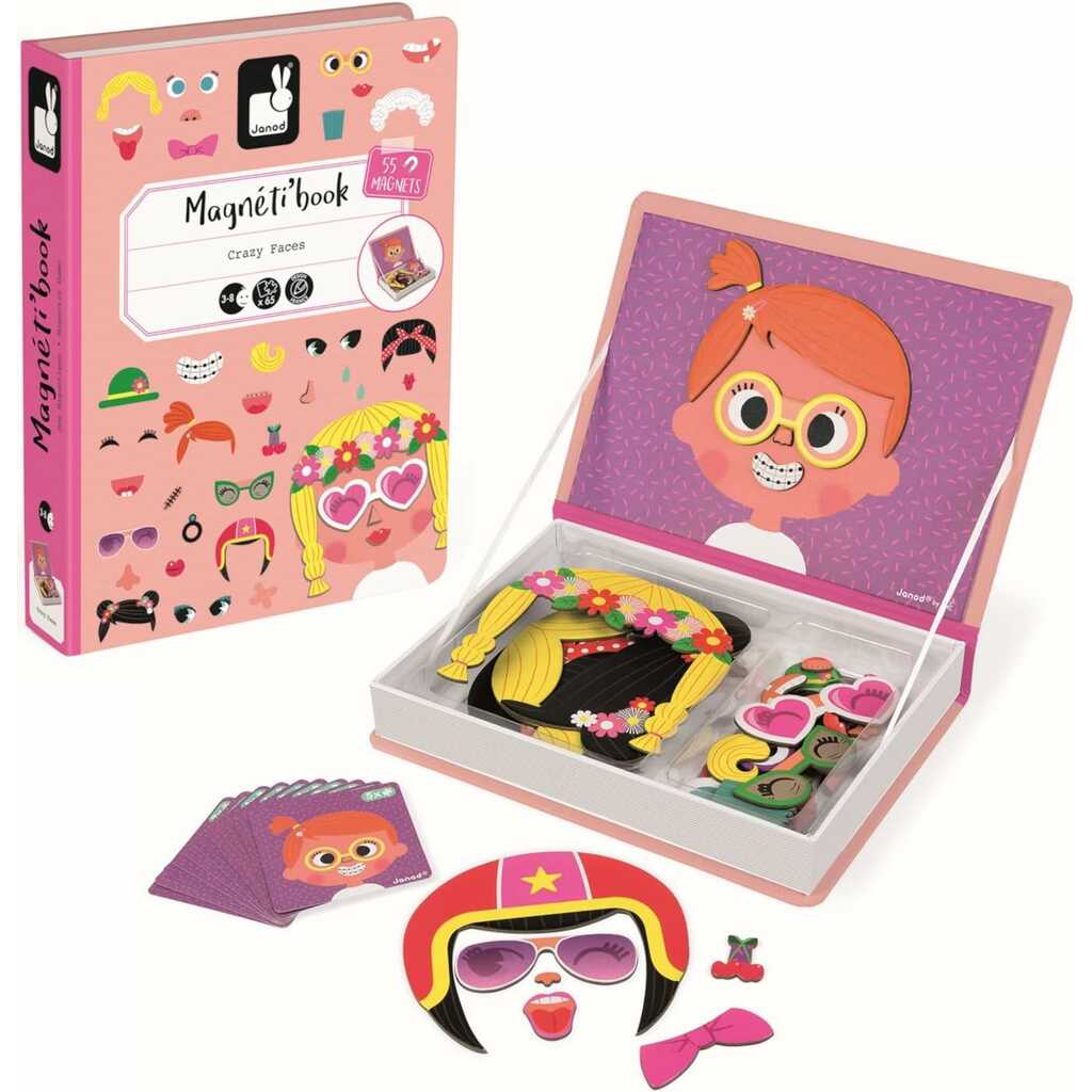 magneti'book crazy faces chicas