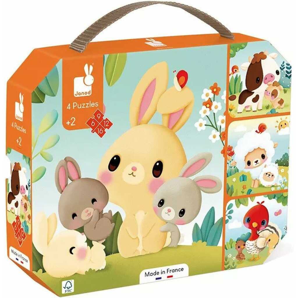 granja - puzles evolutivos de los animales