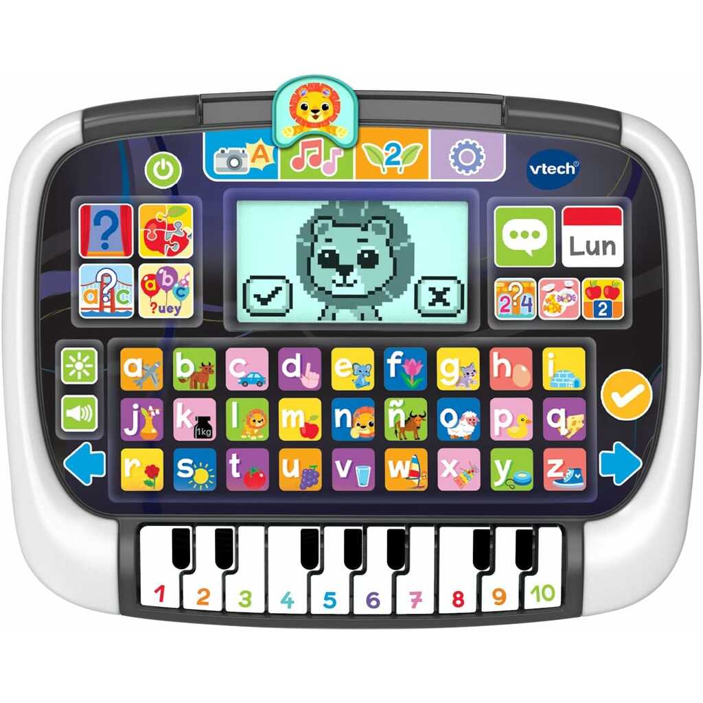 tablet infantil educativa con piano