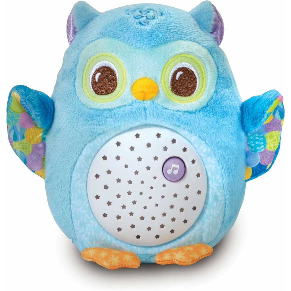 proyector de peluche búho estrellitas