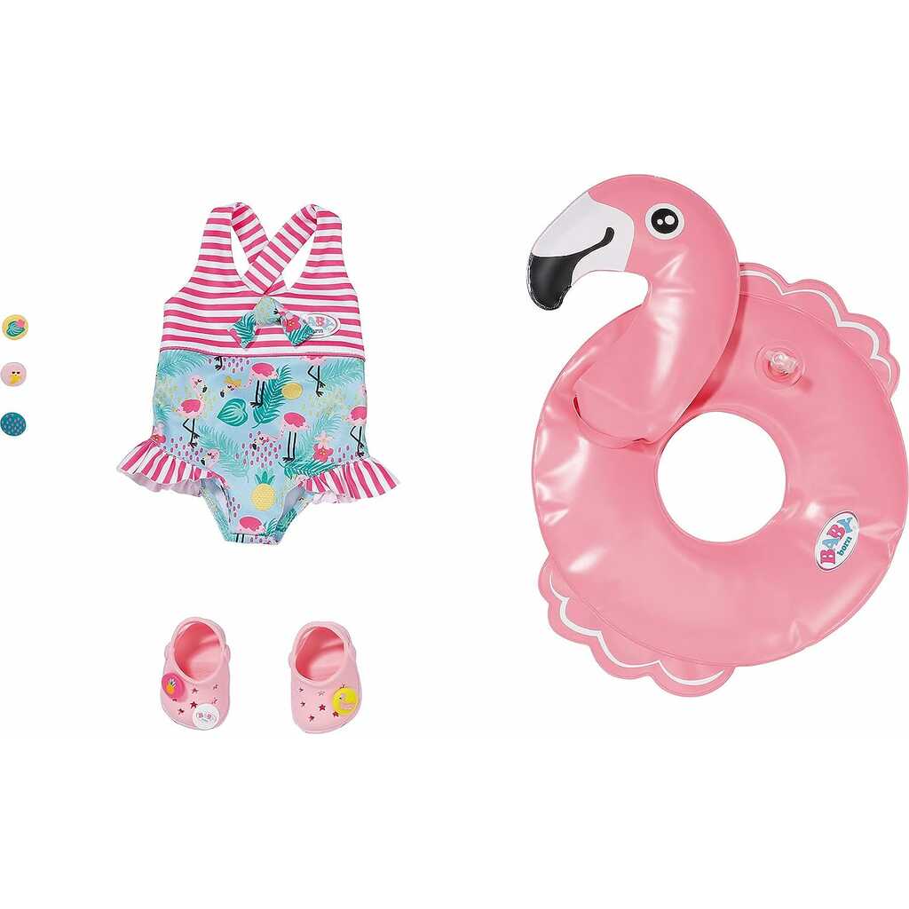 baby born set vacaciones verano divertido (43 cm)
