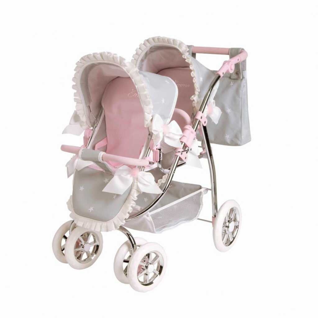 silla de muñecas gemelar emma con bolso