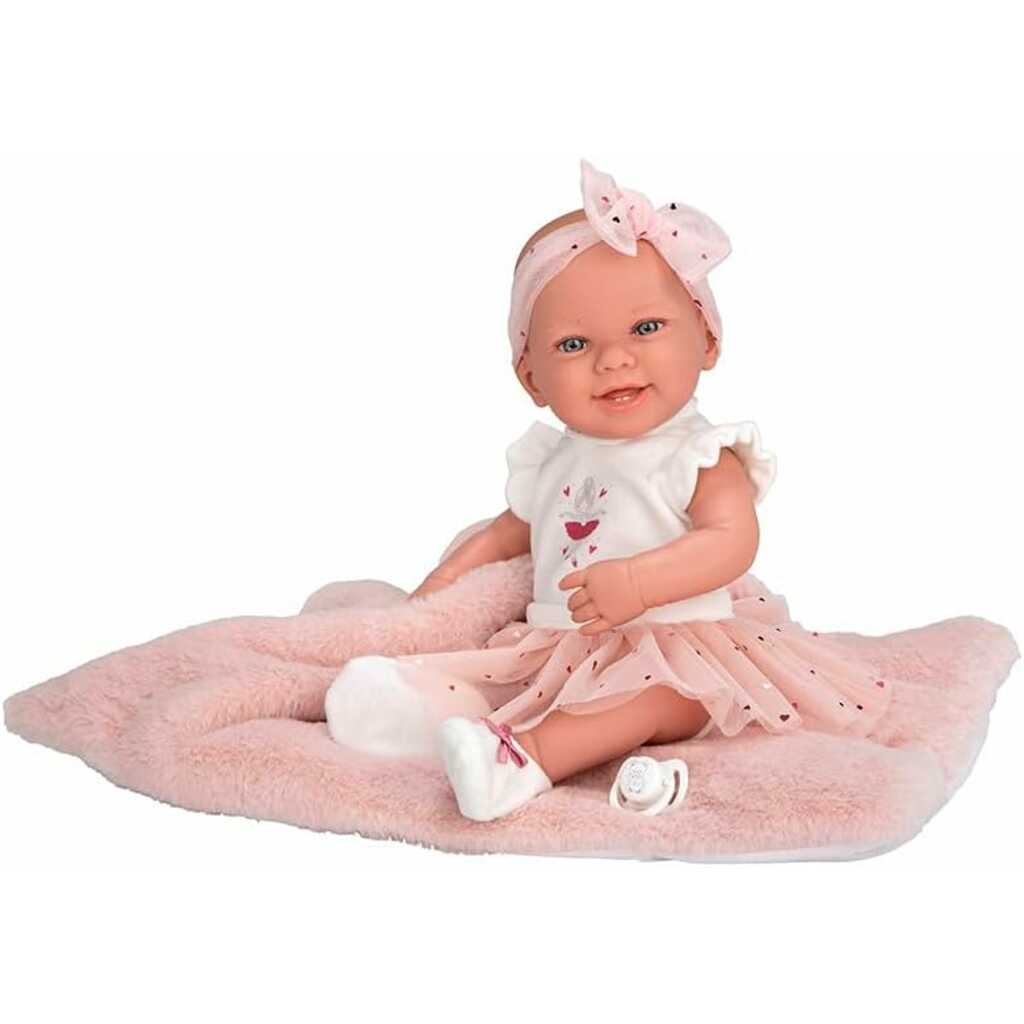 elegance 42cm zoe bailarina rosa con cojín